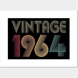 56th Birthday 1964 Gift Vintage Classic Posters and Art